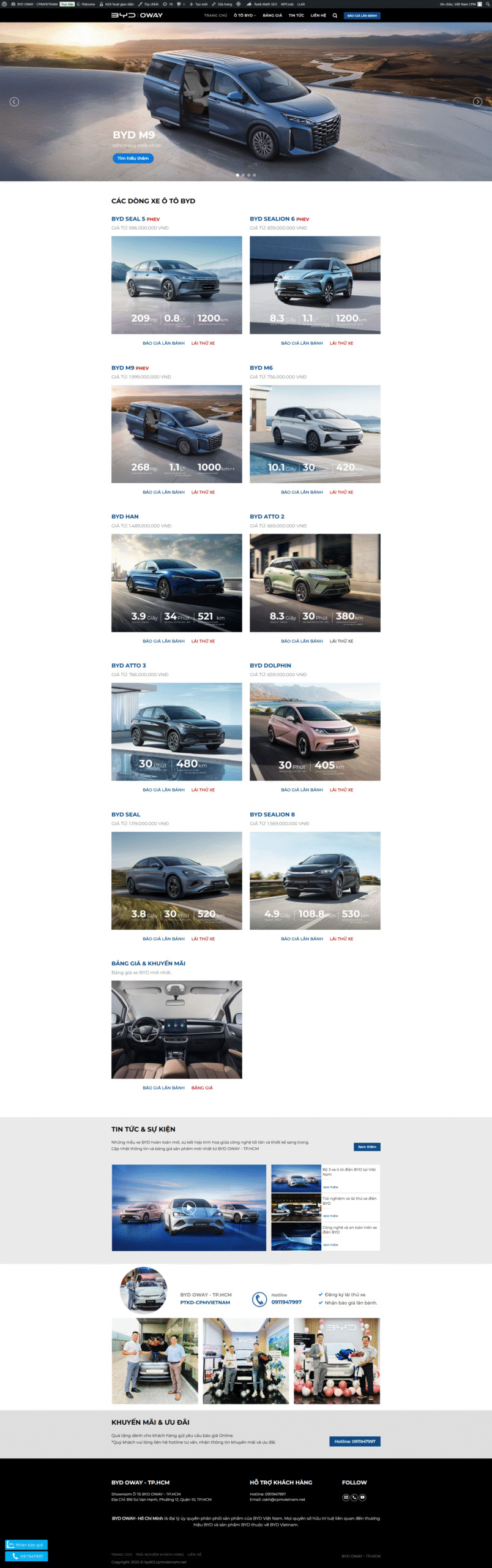 Website bán xe BYD chuẩn SEO mới nhất 2025 mẫu 1